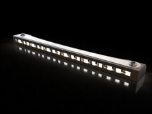 Load image into Gallery viewer, Carbon Fiber & Aluminum Roof Light Bar Reinforced Blinding Intensity with Hardware Full Set