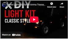 Load image into Gallery viewer, Aggressive Headlights + Taillights Kit for Arrma Losi Traxxas Axial + Bezels and Lenses + Power Distribution Block DIY