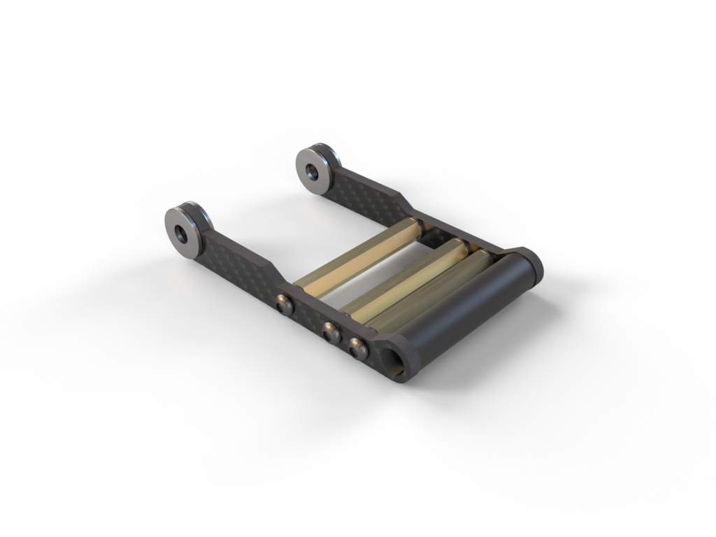 Carbon Fiber and Metal CRASH STRUCTURE For LOSI FXR MOTORCYCLE 1/4 PRO