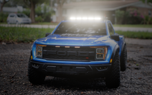 Load image into Gallery viewer, Traxxas Raptor R BL2s 4s Roof Curved Light Bar + Roof Sliders Agressive Style Roof Rack