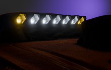 Load image into Gallery viewer, Mad Max Style Hex LED Windshield Light Bar for Arrma Felony – 7-Light Module with Amber Side Beams