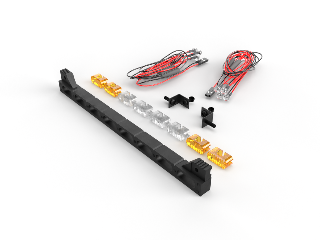 Light Bar Fog Lights High Intensity Wide Beam White Lights for Arrma F