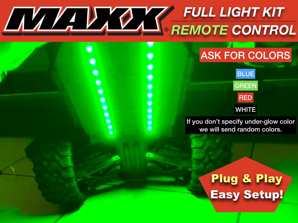 Underglow Lights Kit For Traxxas Maxx 4s Power Distribution Board Full