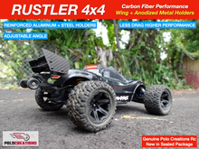 Load image into Gallery viewer, Rustler 4X4 Carbon Fiber Upgraded Wing + Hardware Full Kit