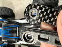 Load image into Gallery viewer, Wing Mount Secure Holder Carbon Fiber Double Washer 3mm fits Traxxas Sledge 6s Wing