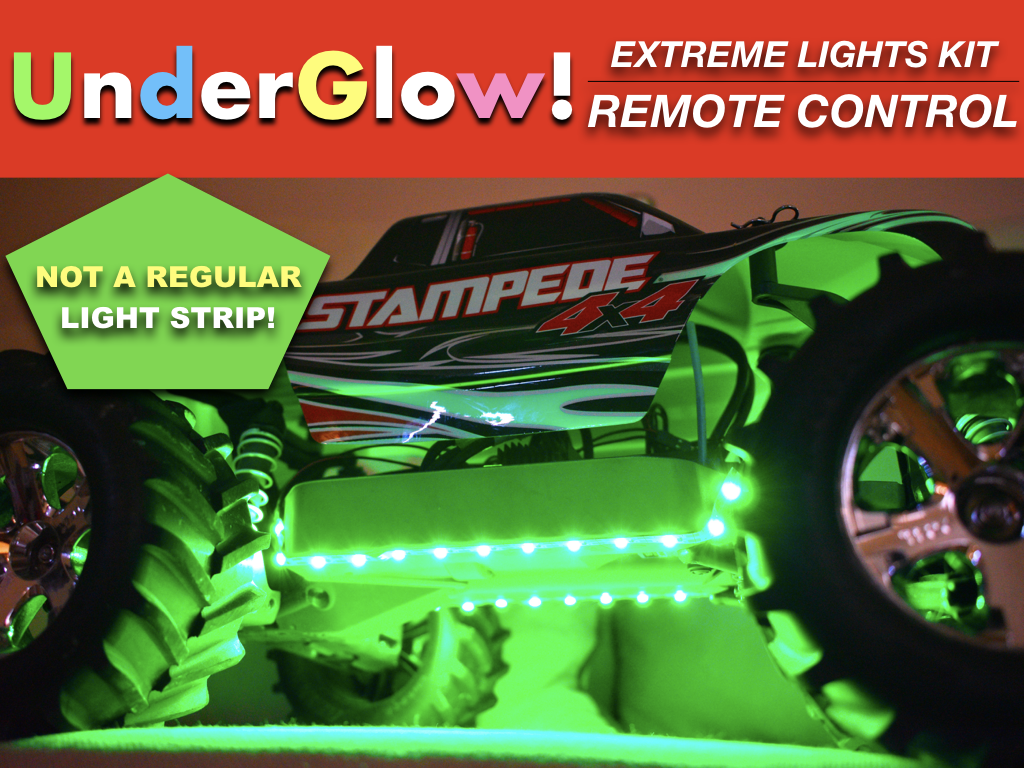 LED Light Bars UNDERGLOW For Traxxas Arrma HPI Losi Tekno Duratrax