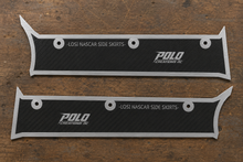 Load image into Gallery viewer, Losi NASCAR Mini Side Skirts – Premium Hybrid Carbon Composite Aero Panels with Integrated Metal Reinforcement | Aggressive Street Style Upgrade for Losi NASCAR RC Platform | Polo Creations RC