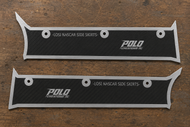 Losi NASCAR Mini Side Skirts – Premium Hybrid Carbon Composite Aero Panels with Integrated Metal Reinforcement | Aggressive Street Style Upgrade for Losi NASCAR RC Platform | Polo Creations RC