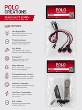 Load image into Gallery viewer, Scale Headlights and Taillights for 1/8 KRATON 6S EXB 4X4 RTR Brushless Speed Truck + Remote Control and Multicolor Underglow Lights