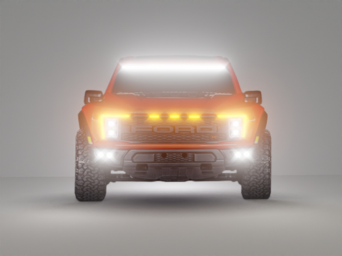 Headlights Clearence Lights Amber Reflectors for Traxxas Raptor R Taillights Kit