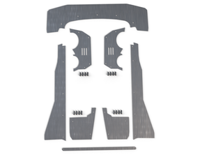 Arrma Felony Splitter + Side Skirts + Air Dam Diffuser + Winglets Full Set Metal Aluminum