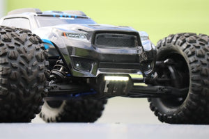 Bumper with Light Bar for Traxxas Sledge 6s Stock and Aftermarket Electronics Plug and Play