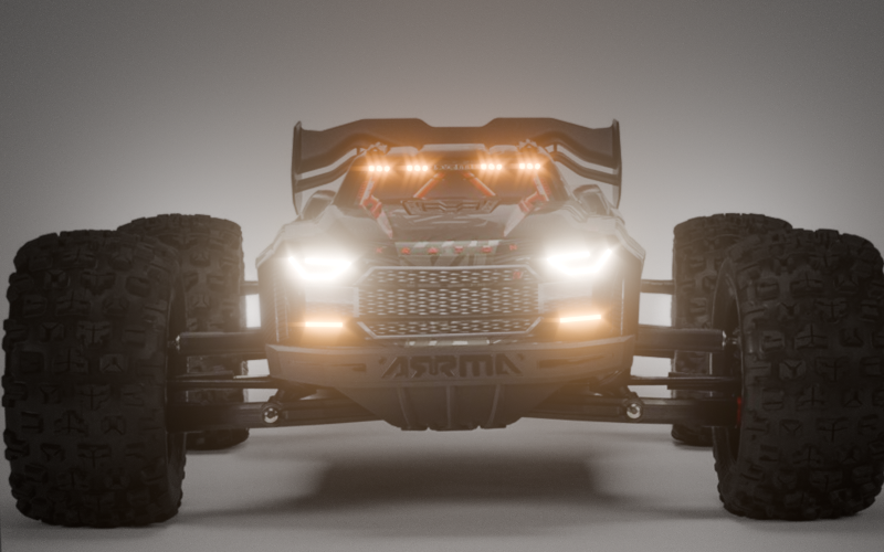 Light Kit for Arrma KRATON 6s Headlights Light Bar Taillights Stop Lights DIY No Soldering Required