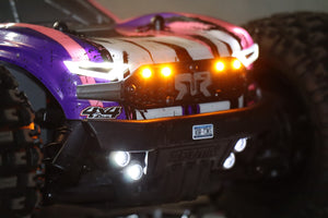 Scale Headlights for Arrma Vorteks All Versions Plug and Play Remotely Controlled