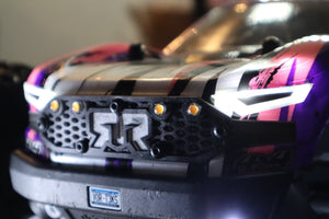 Scale Headlights for Arrma Vorteks All Versions Plug and Play Remotely Controlled