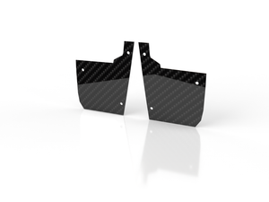 Rear Carbon Fiber Winglets Set for Arrma Infraction Felony Limitless with Hardware