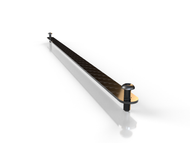 Rear Diffusser Carbon Fiber Reinforcement Bar for Arrma Felony Infraction and Limitless includes Hardware