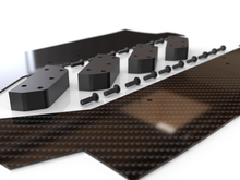 Load image into Gallery viewer, Carbon Fiber Side Skirts W/ Hardware and Adapters for Traxxas Fiesta Rally