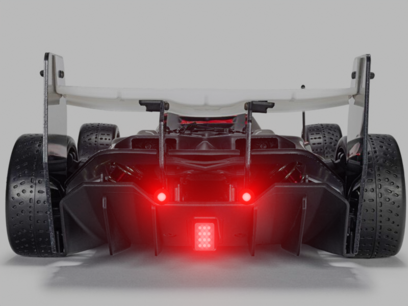 Tail lights F1 Style for Arrma Limitless Center Lights + Diffuser lights Self locking