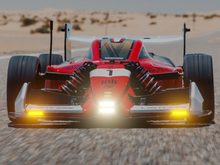 Load image into Gallery viewer, Headlights Mini Light Bars White + Extra Amber Customizable for Arrma Limitless