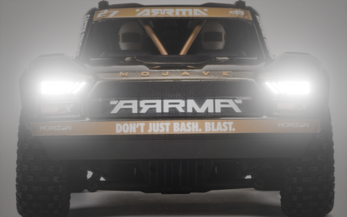 Scale Headlights Kit for Arrma Mojave Grom 1/18 Plug and Play + Buckets and Lenses