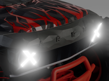 Load image into Gallery viewer, Headlights for 1/10 QUAKE 223S DSC 2WD RTR Brushless Monster Truck Plug and Play Replica Style