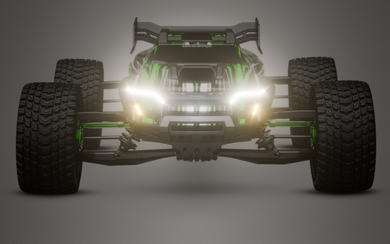 Headlights + Fog Lights + Wing Lights (Taillights) for Traxxas XRT DIY Kit Solderless Kit + Power Supply