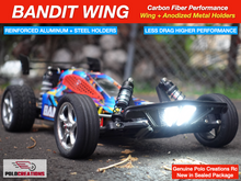 Load image into Gallery viewer, Carbon Fiber Wing Spoilers UPGRADED for TRAXXAS BANDIT FULL KIT VXL XL5