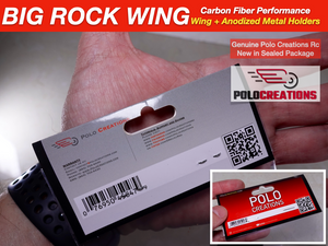 Carbon Fiber Wing UPGRADED for ARRMA BIG ROCK High End Products + Hardware