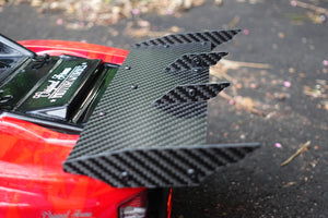 Carbon Fiber Wing Spoilers UPGRADED for ARRMA SENTON BLX MEGA Full Kit