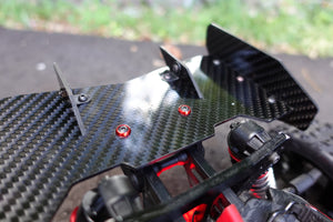 Carbon Fiber Wing Spoilers UPGRADED for ARRMA TYPHON 6s BLX Full Kit