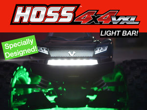Light Bar High Intensity for Traxxas HOSS stock bumper Easy Lock