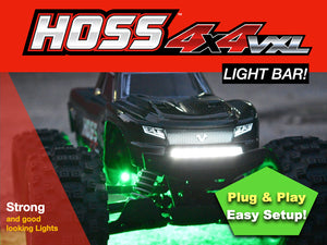Light Bar High Intensity for Traxxas HOSS stock bumper Easy Lock
