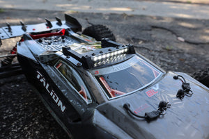 Roof Rack Body Protector Light Bars Stop White and Red for Arrma Talion 6s