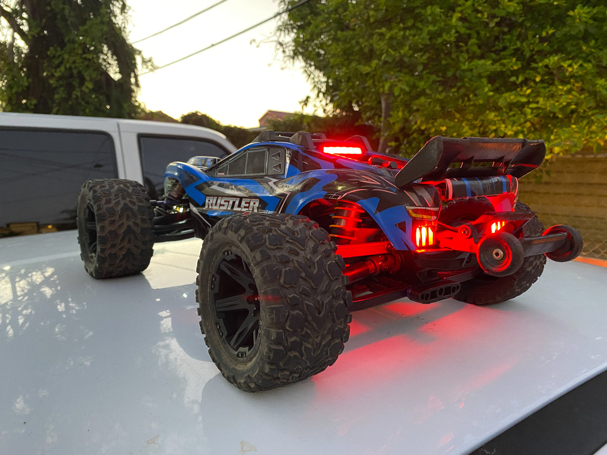 Traxxas Rustler Light Kit 4x4 All Models Compatible LED Unerglow Light ...
