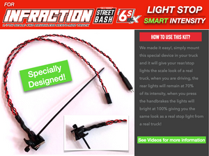 Smart Stop Lights Controller for Arrma Infraction Felony Limitless Links to Handbrakes System