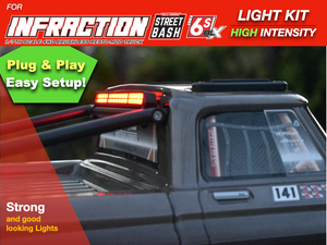 Light Kit for Arrma Infraction + Smart Stop Light Bar Power Distribution Board