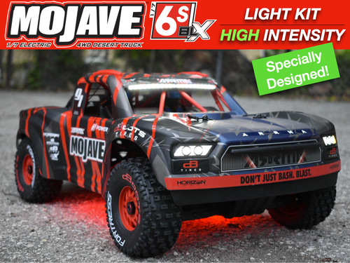 Arrma MOJAVE 6s Lights Kit LED Headlight Light Bar Taillights Power Distribution Board