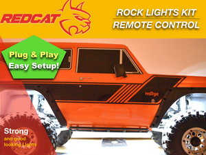 Rock Lights Extreme Intensity for Redcat Gen8 Scout II + Remote Control with 80 Modes