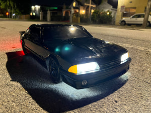 Headlights Taillights Fog Lights and Stop Lights for the New 5.0 Mustang Bodies for Drag Slash by Traxxas