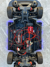 Load image into Gallery viewer, Intense Lower Gravity Weight Enhancing Side Skirts Air intakes Steel Reinforced + Lights for Arrma Infraction 3s