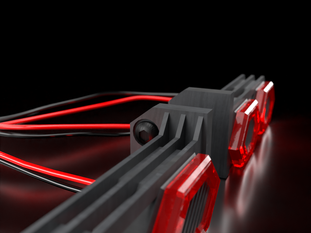 Lamborghini Style Taillight Kit For Arrma Limitless RC Drift Car – 1:6, 1:8, 1:10 Scale