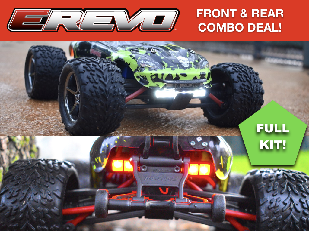 LED Lights Front And Rear Traxxas E REVO 116 VXL XL5 COMBO