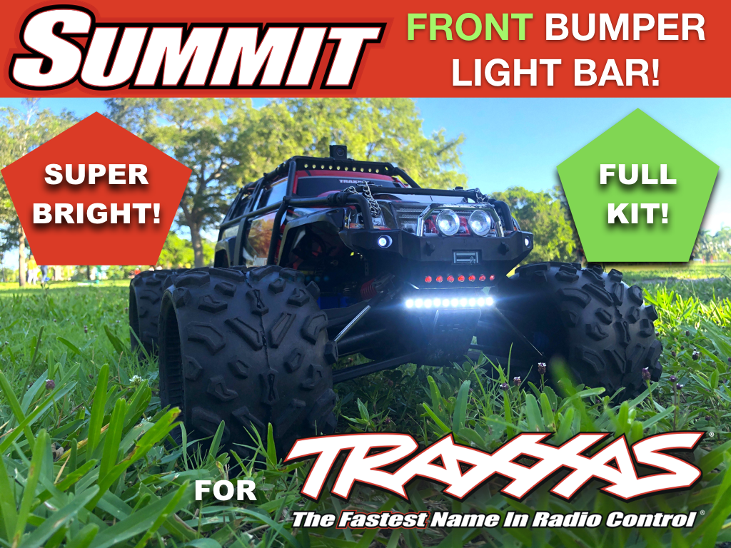 LED Lights Bar for Traxxas SUMMIT 110 waterproof TRA56076-1 TRA5607 Headlights
