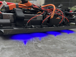 Side Skirts With Underglow Lights for Arrma Infraction 6s Steel Reinforced