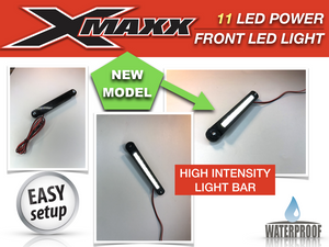 Front Bumper 11 LED Light Bar Lamp Mount for 15 Traxxas X-MAXX XMAXX RC Car US