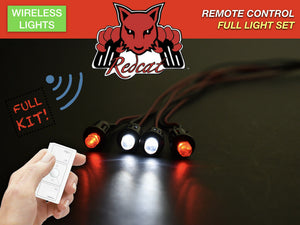 LED Lights Wireless for REDCAT car/truck Front + Rear + Power Distribution Board Piranha