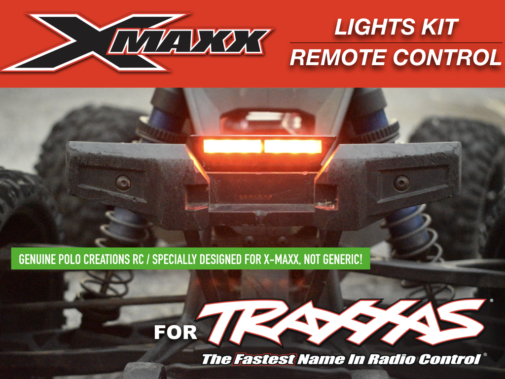 Lights Kit for Traxxas X-Maxx Stop Headlights Light Bar Taillights Lights Kit for Traxxas X-Maxx Stop Headlights Light Bar Taillights
