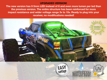 Load image into Gallery viewer, LED Rear STOP Light Bar GREEN for Traxxas X-MAXX 6S 8S waterproof