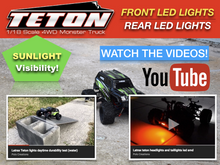 Load image into Gallery viewer, Roof Rack + Light Bar 10 Led for LATRAX TETON Bumper 4x4 waterproof USA
